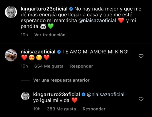 Arturo Vidal dedica amoroso mensaje a Sonia Isaza en Instagram.(4)