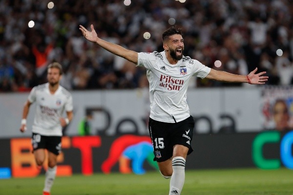 Emiliano Amor convirtió el último gol de Colo Colo la temporada pasada, ante Melipilla. Foto: Agencia Uno.