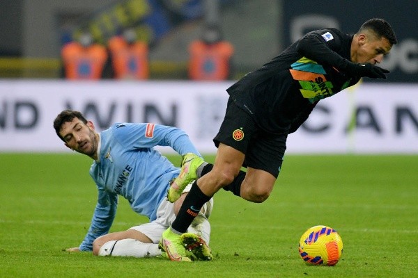 Alexis Sánchez, figura del Inter contra Lazio.