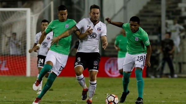Rivero anotó en el último partido de Colo Colo ante Alianza | Foto: Agencia Uno