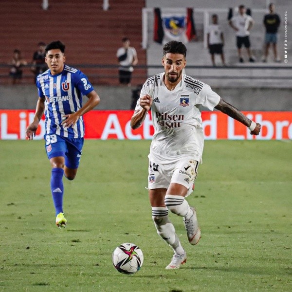 Juan Martín Lucero será titular contra Boca Juniors. Foto: Colo Colo