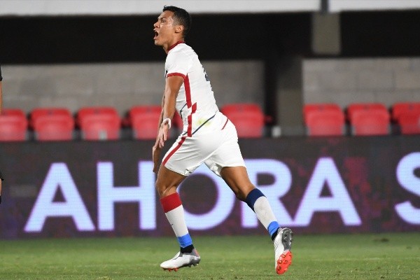 Marcelo Herrera puso el único gol del partido en una bonita acción colectiva. (Foto: San Lorenzo)