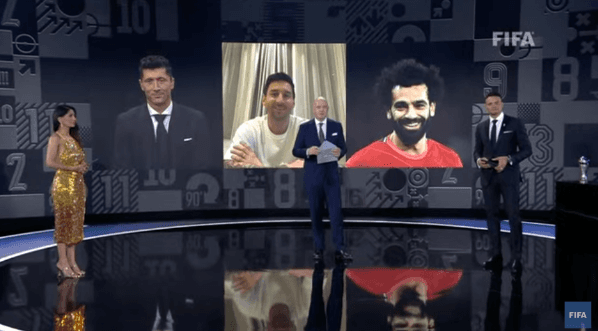 El polaco le ganó a Lionel Messi y Mohamed Salah