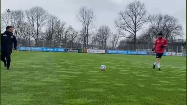 El trabajo fue mostrado en las redes sociales del club.