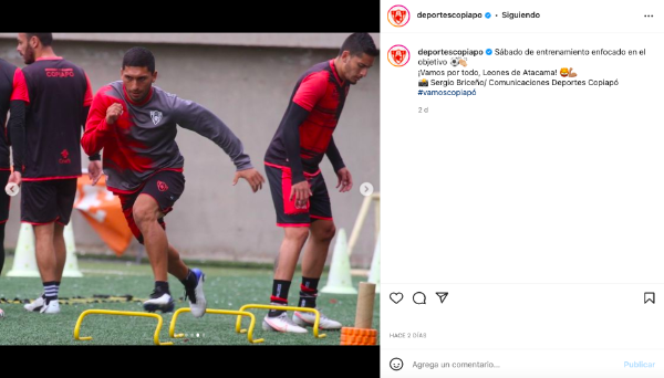 Copaipó llega a la llave definitoria tras ganar la Liguilla de la Primera B y quieren concretar su buena participación en el campeonato con un histórico ascenso a Primera. (Foto: Captura Instagram)