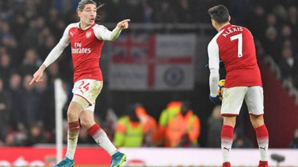 Bellerín compartió camarín con Alexis Sánchez en Arsenal | Foto: Captura.