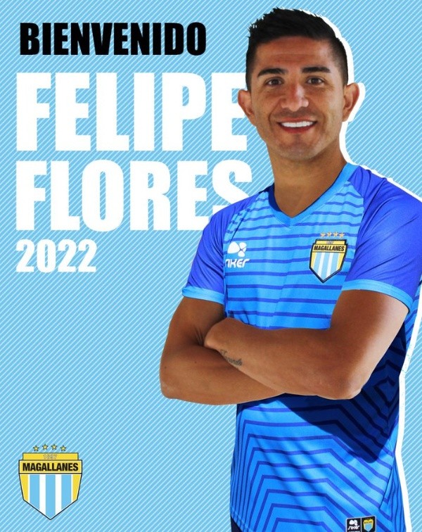 Felipe Flores es anunciado en Magallanes.