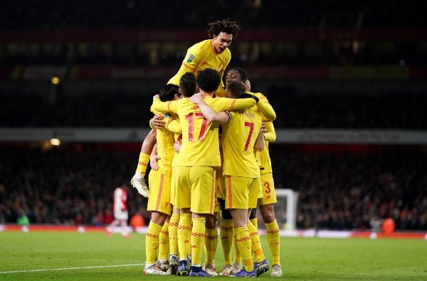 Liverpool a la final de la Carabao Cup: victoria contra Arsenal.