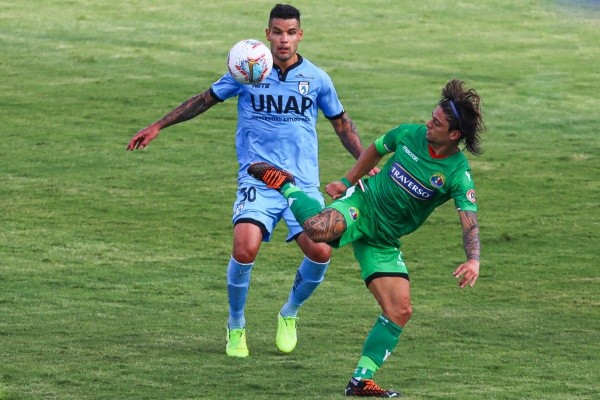 Montecinos tuvo una explosión en su carrera el año 2020 y se convirtió en uno de los pilares más importantes de Audax. (Foto: Agencia Uno)