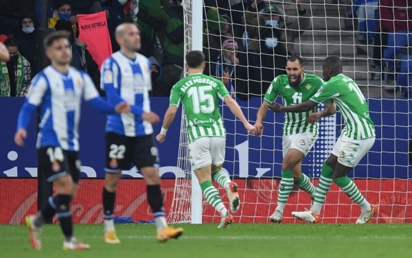Borja Iglesias anotó un doblete en la goleada ante Espanyol | Foto: Getty Images.