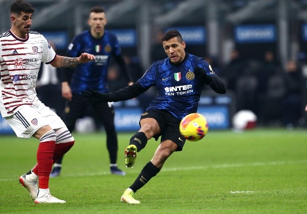 Alexis ha pagado con goles últimamente su alto sueldo en el Inter (Getty)