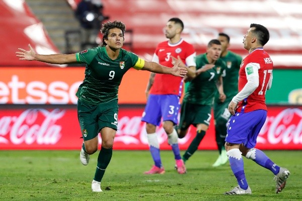 Marcelo Moreno Martins y sus goles amenazan a Chile rumbo a Qatar 2022. El próximo 1 de febrero, la Roja visita a la Verde en un partido clave. Foto: Getty Images