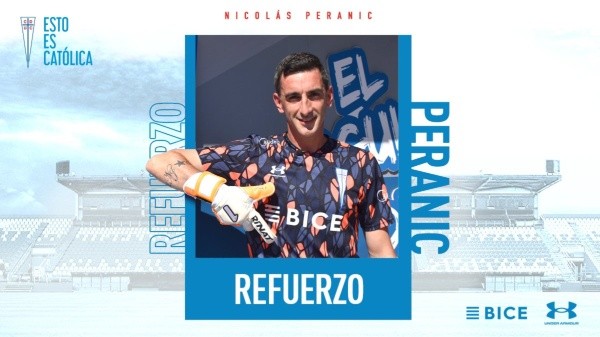 La UC oficializa a Peranic para el 2022.