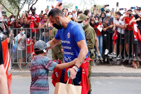 Para el ex capitán, también es factor la pasión del hincha en Calama. Foto: Carlos Parra / ANFP