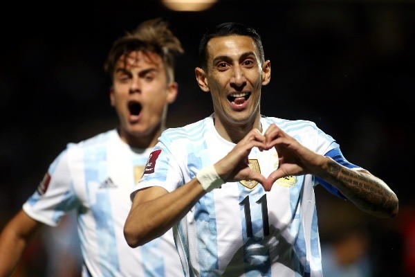 Ángel Di María se lució en su más reciente capitanía con Argentina. (Foto: Getty Images)
