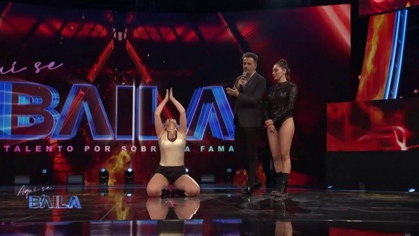La extraña situación marcó la velada de eliminación en Aquí se Baila.(2)