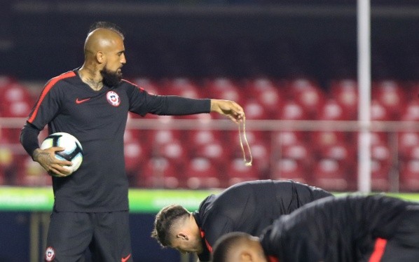 El King animó a Chile previo al choque con Argentina.