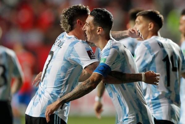 Argentina abrió el marcador contra Chile en Calama. (Foto: Getty Images)