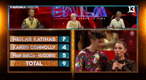 Gianella Marengo sufre descoordinación con Darwin en Aquí se Baila.