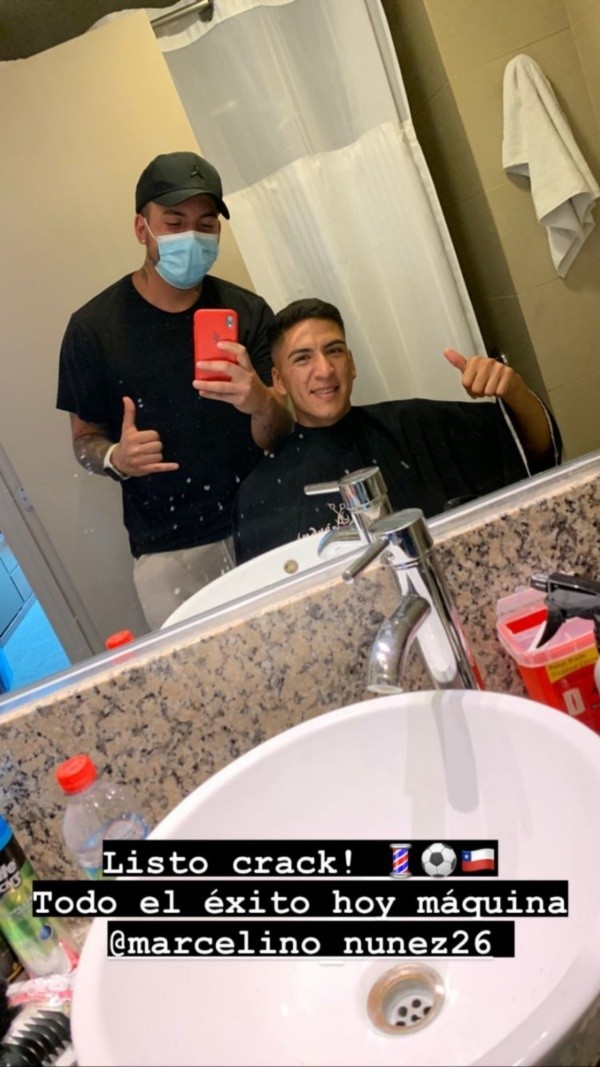 Marcelo Núñez uno de los primeros en pasar por las máquinas de Nico Barber