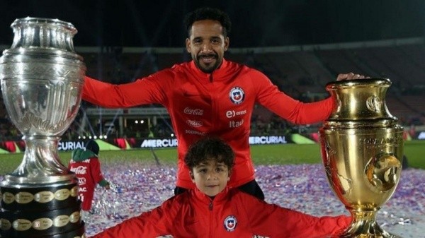 Bose es bicampeón de América con La Roja | Foto: Captura.