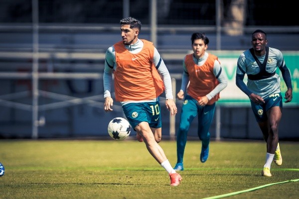 Diego Valdés se lució en el último partido amistoso del América. (Foto: Club América)