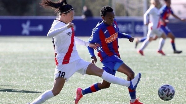 Saez marcó su primer gol en la temporada con el Rayo | Foto: Instagram.