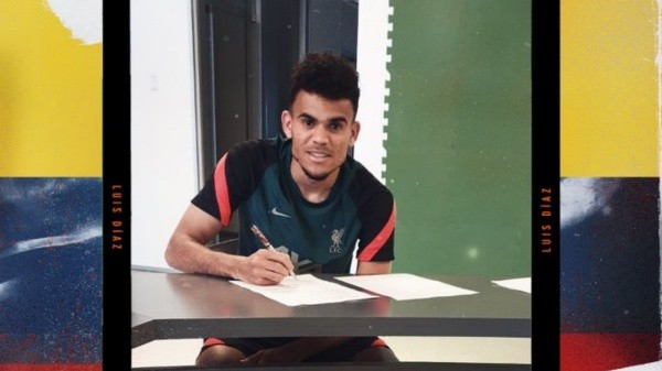 Díaz nuevo refuerzo de Liverpool | Foto: Instagram.