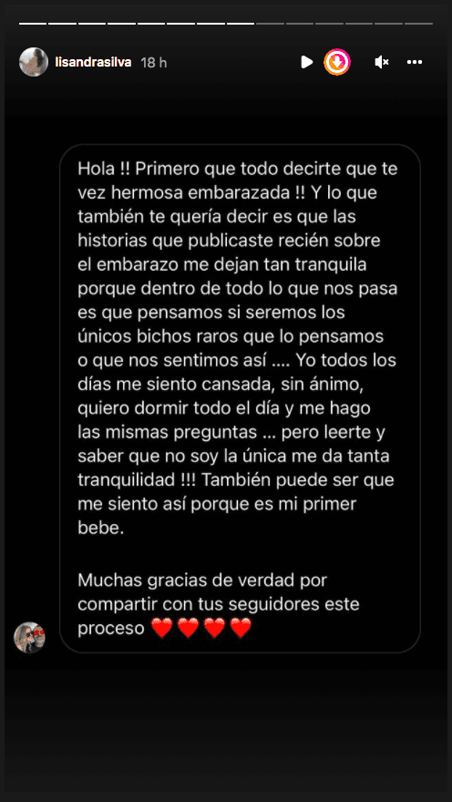 Lisandra Silva no aguanta más y se desahoga en medio de su embarazo.(8)