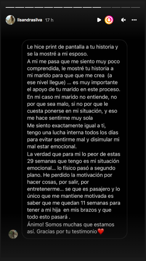 Lisandra Silva no aguanta más y se desahoga en medio de su embarazo.(6)