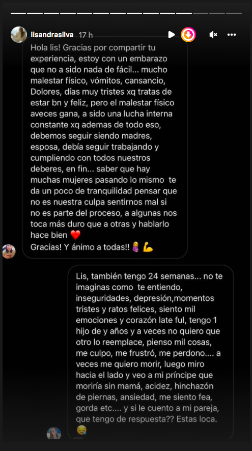 Lisandra Silva no aguanta más y se desahoga en medio de su embarazo.(7)