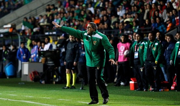 Mauricio Soria comandó la banca boliviana en la Copa América de Chile 2015 y en el estadio Sausalito se enfrentó a México. (Foto: Agencia Uno)