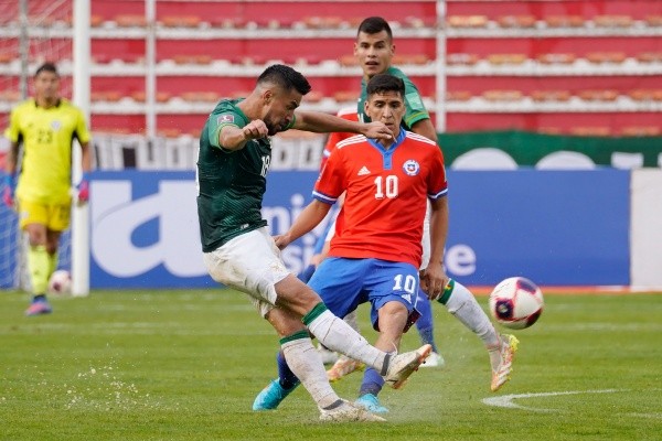 Chile se llevó los tres puntos desde La Paz y sigue con vida. Brayan Cortés fue clave para el triunfo ante Bolivia. Foto: Getty Images