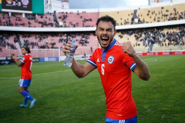 Gabriel Suazo se elevó como una de las grandes alternativas para el futuro de la selección chilena tras su actuación en esta doble fecha de eliminatorias. Foto: Carlos Parra, ANFP.