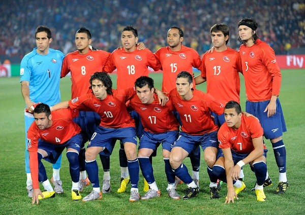 Jean Beausejour y sus grandes queridos del fútbol.