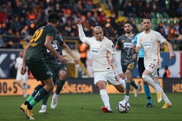 Galatasaray logró un punto importante como visita (Getty)