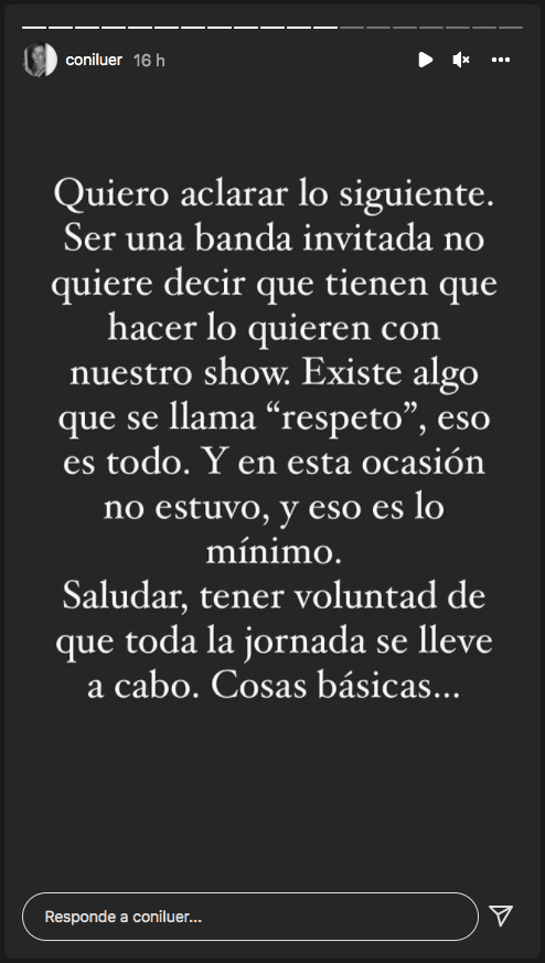 Supernova critica a Miranda tras show conjunto.(1)