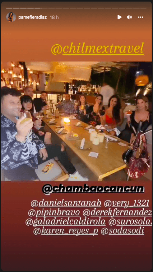 Pamela Díaz y Gala Caldirola terminaron carreteando juntas en Cancún.(3)