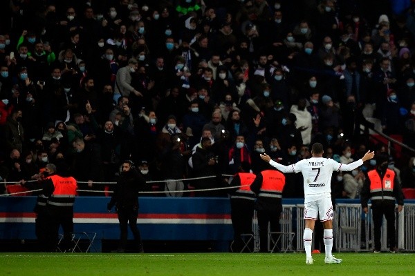 Kylian Mbappé calmó las aguas con su gol. (Foto: Getty Images)