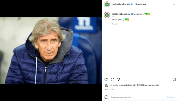 El Ingeniero se ha ganado el amor de todos al mando del Real Betis. (Foto: @realbetisbalompie)