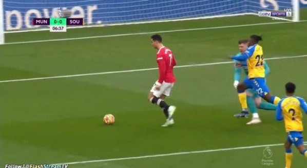 El Bicho desaprovechó una chance en la boca del arco rival.