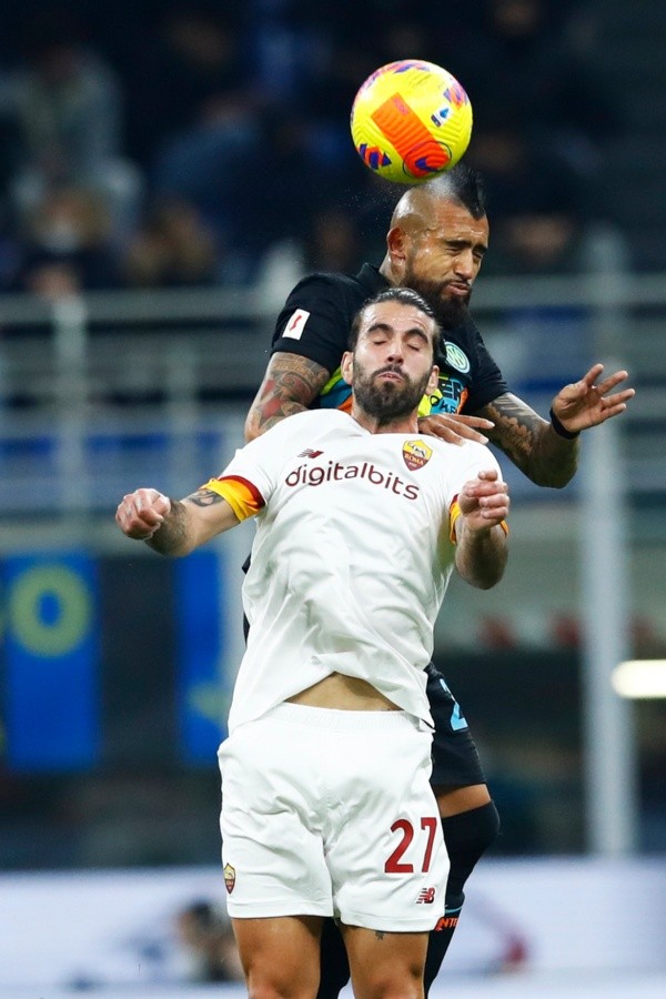 Vidal fue titular ante la Roma en Copa Italia (Getty)