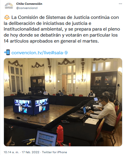 Twitter: Chile Convención