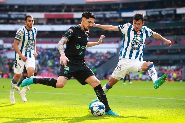 Diego Valdésfue clave en el descuento del América. No obstante, cayeron ante Pachuca. Foto: Getty Images