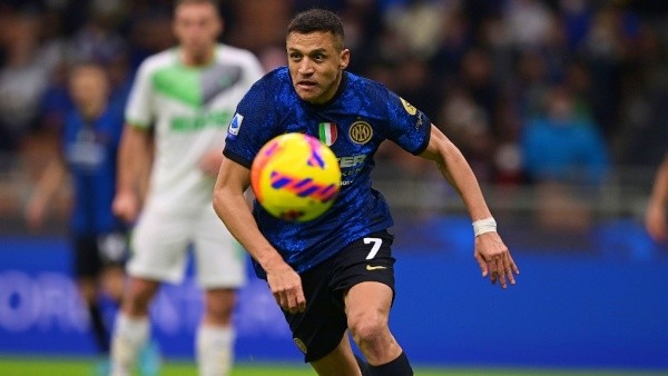 Alexis Sánchez quiere su revancha goleadora en el Inter de Milán tras la derrota ante Sassuolo. Foto: Getty Images