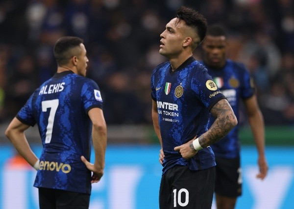 El ataque del Inter de Milán tuvo su peor noche ante el Sassuolo y se perdió todas las oportunidades que tuvo. Foto: Getty Images
