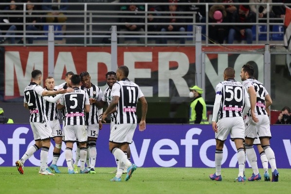 Udinese supo reponerse tras el gol inicial del Milan. (Foto: Getty Images)