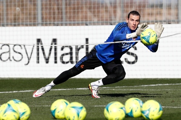 Andriy Lunin es el guardameta suplente del Real Madrid. (Foto: Getty Images)