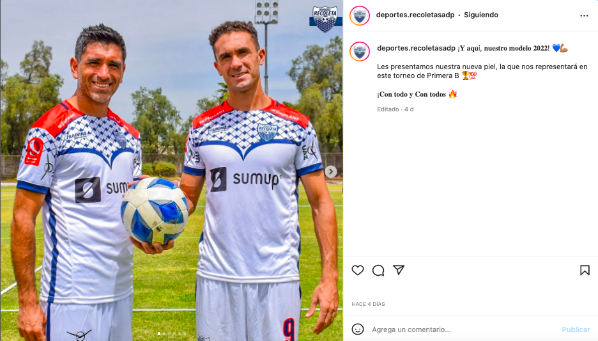 Recoleta presentó una nueva camiseta para la temporada 2022 y Felipe Núñez explicó la emotiva razón detrás de su diseño. (Foto: @deportes.recoletasadp)