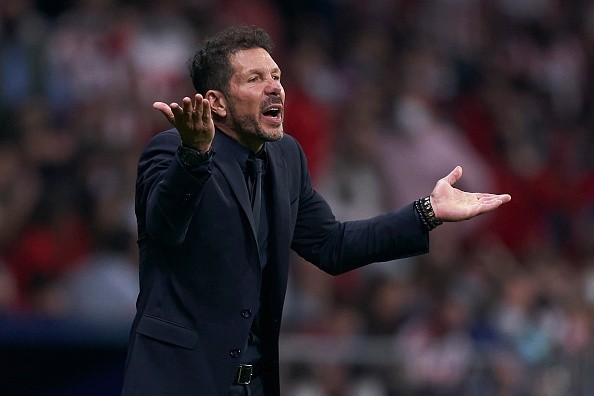 Simeone se mostró afectado por la guerra entre rusos y ucranianos.